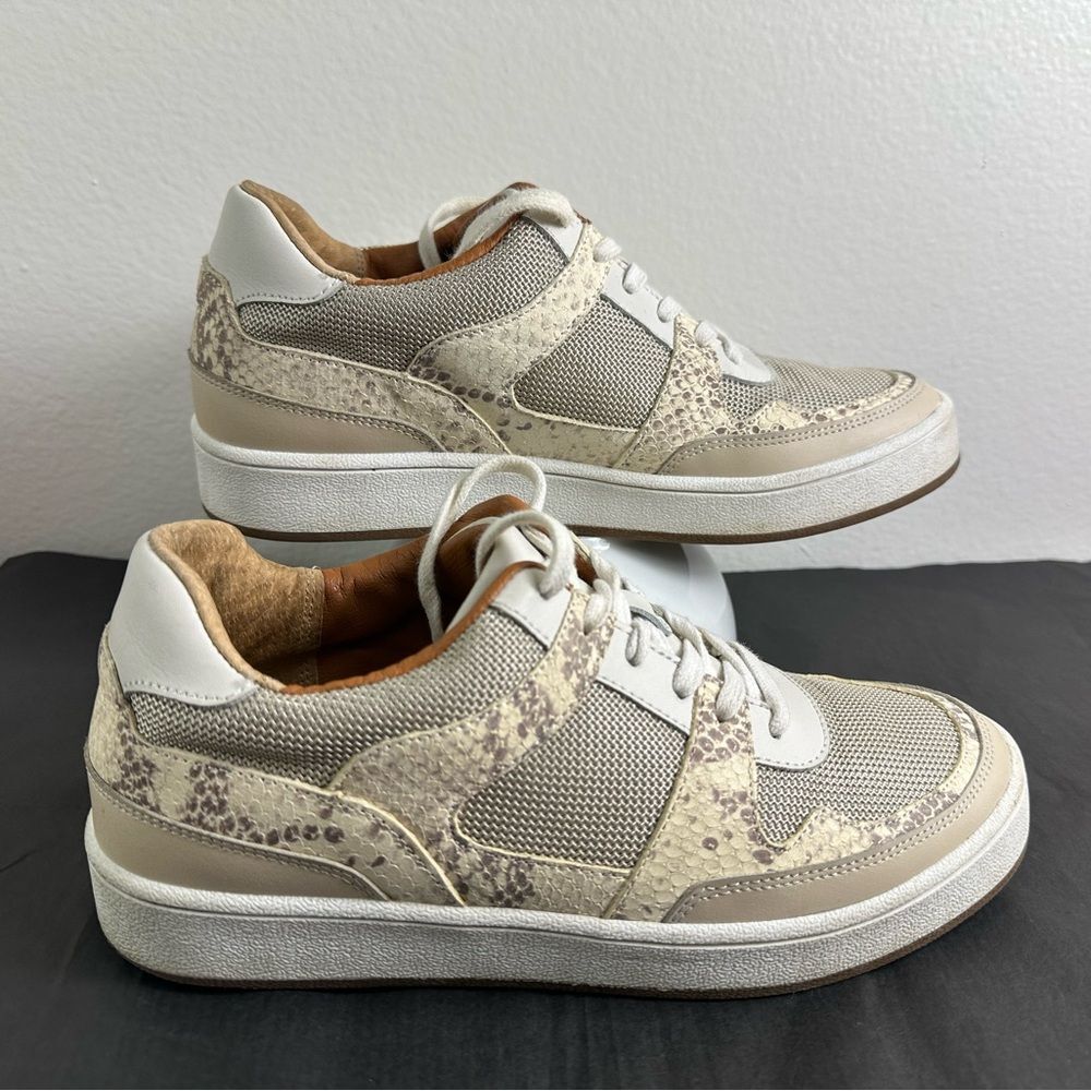 Lucky Brand Women's Snakeskin Hennia Casual Sneakers Tennis Shoes, Sz 7
